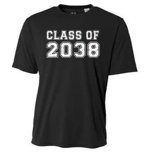 Class Of 2038 Grow With Me Graduates Kindergarten Cooling Performance Crew T-Shirt