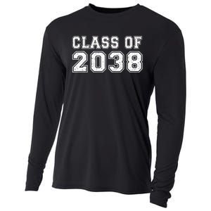 Class Of 2038 Grow With Me Graduates Kindergarten Cooling Performance Long Sleeve Crew