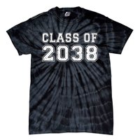 Class Of 2038 Grow With Me Graduates Kindergarten Tie-Dye T-Shirt