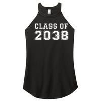 Class Of 2038 Grow With Me Graduates Kindergarten Women’s Perfect Tri Rocker Tank