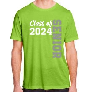 Class Of 2024 Senior 24 Meaningful Gift High School Graduation Party Gift Adult ChromaSoft Performance T-Shirt