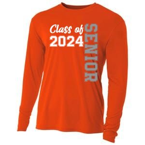 Class Of 2024 Senior 24 Meaningful Gift High School Graduation Party Gift Cooling Performance Long Sleeve Crew