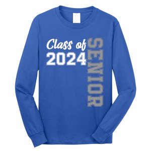 Class Of 2024 Senior 24 Meaningful Gift High School Graduation Party Gift Long Sleeve Shirt