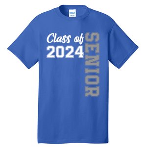 Class Of 2024 Senior 24 Meaningful Gift High School Graduation Party Gift Tall T-Shirt