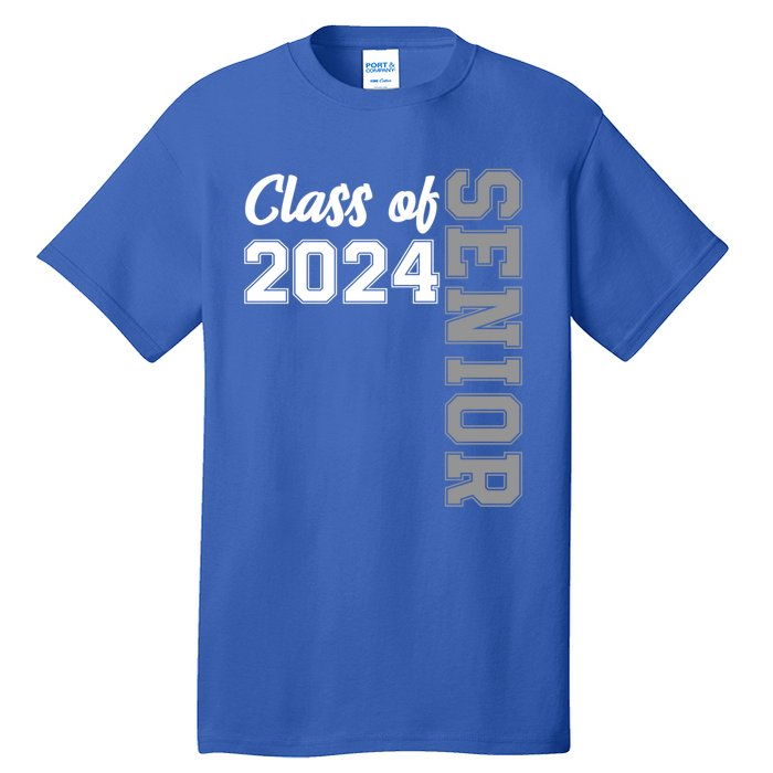 Class Of 2024 Senior 24 Meaningful Gift High School Graduation Party Gift Tall T-Shirt