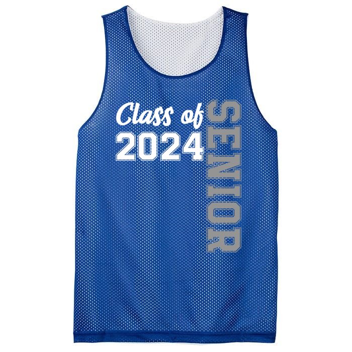 Class Of 2024 Senior 24 Meaningful Gift High School Graduation Party Gift Mesh Reversible Basketball Jersey Tank