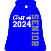 Class Of 2024 Senior 24 Meaningful Gift High School Graduation Party Gift Ceramic Bell Ornament