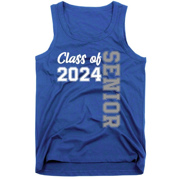 Class Of 2024 Senior 24 Meaningful Gift High School Graduation Party Gift Tank Top