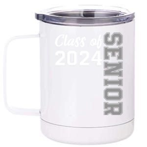 Class Of 2024 Senior 24 Meaningful Gift High School Graduation Party Gift 12 oz Stainless Steel Tumbler Cup