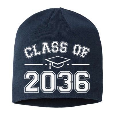 Class Of 2036 Grow With Me First Day Kindergarten Graduation Sustainable Beanie