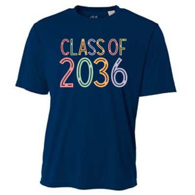 Class Of 2036 Grow With Me Graduation First Day Of School Cooling Performance Crew T-Shirt