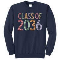 Class Of 2036 Grow With Me Graduation First Day Of School Sweatshirt