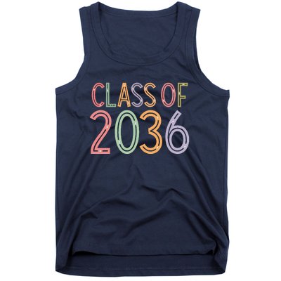 Class Of 2036 Grow With Me Graduation First Day Of School Tank Top