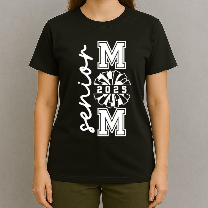 Class Of 2025 Senior Year Cheer Mom Senior 2025 Senior Cheerleader Mom Cheer T-Shirt