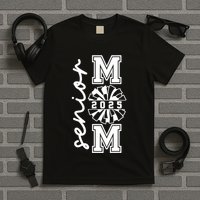 Class Of 2025 Senior Year Cheer Mom Senior 2025 Senior Cheerleader Mom Cheer T-Shirt