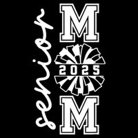 Class Of 2025 Senior Year Cheer Mom Senior 2025 Senior Cheerleader Mom Cheer T-Shirt
