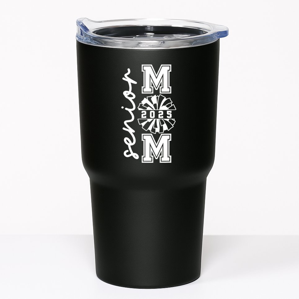 Class Of 2025 Senior Year Cheer Mom Senior 2025 Senior Cheerleader Mom Cheer Tumbler