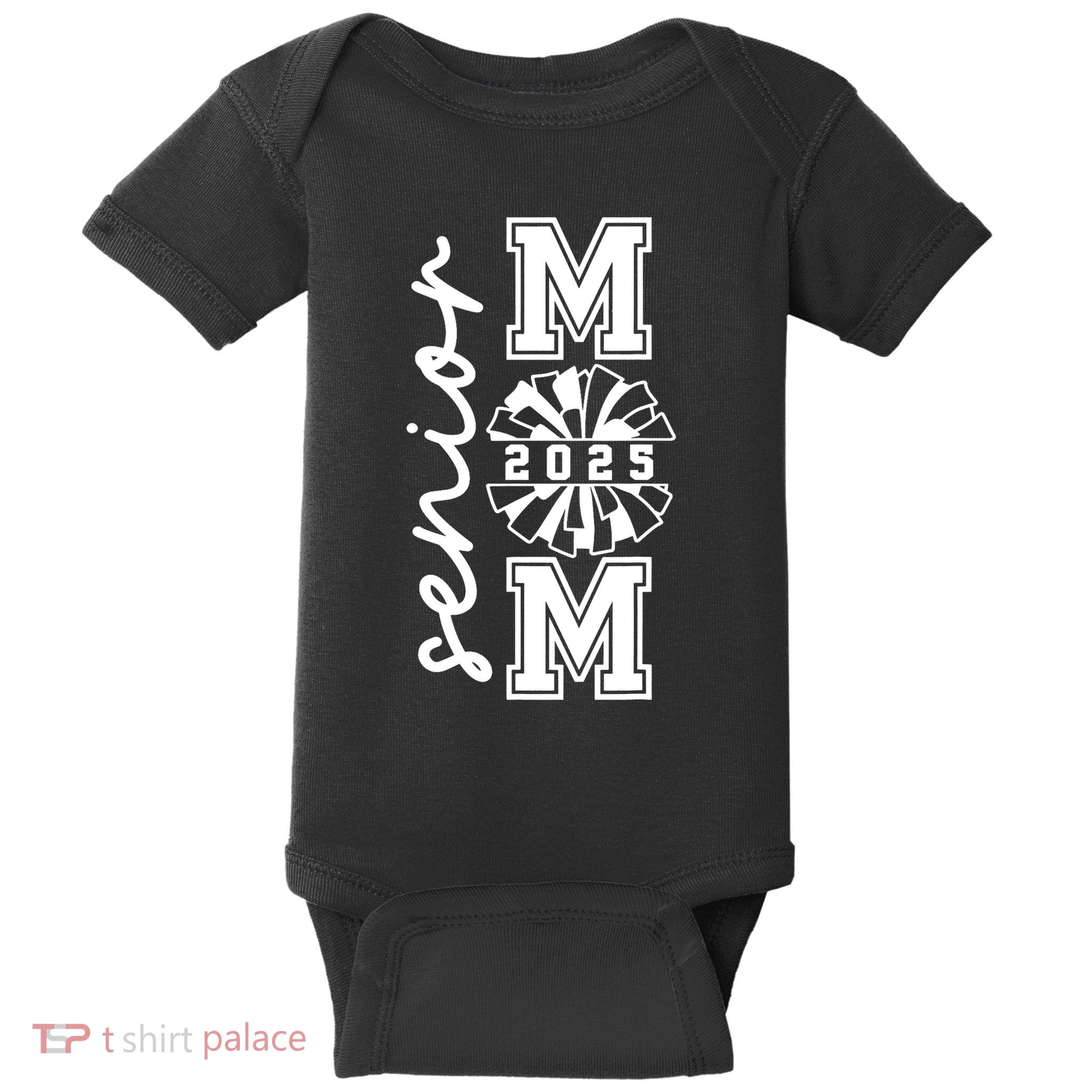Class Of 2025 Senior Year Cheer Mom Senior 2025 Senior Cheerleader Mom Cheer Baby Bodysuit