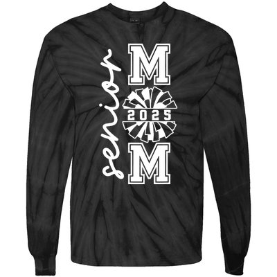 Class Of 2025 Senior Year Cheer Mom Senior 2025 Senior Cheerleader Mom Cheer Tie-Dye Long Sleeve Shirt