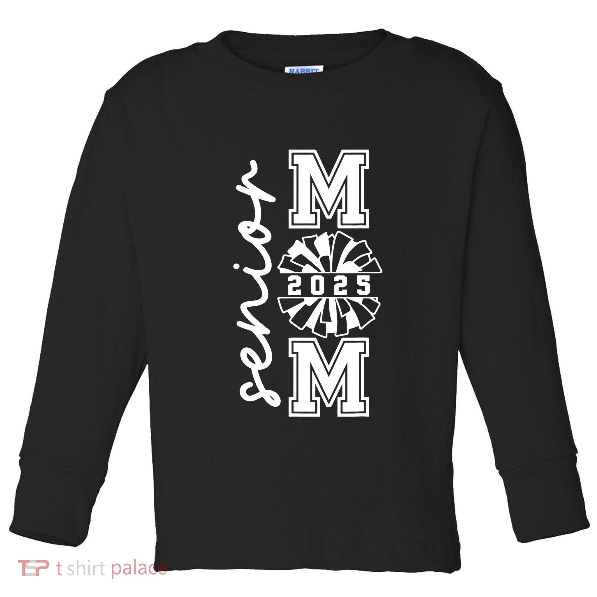 Class Of 2025 Senior Year Cheer Mom Senior 2025 Senior Cheerleader Mom Cheer Toddler Long Sleeve Shirt