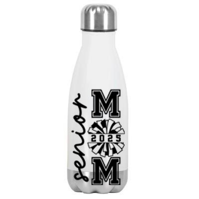 Class Of 2025 Senior Year Cheer Mom Senior 2025 Senior Cheerleader Mom Cheer Stainless Steel Insulated Water Bottle