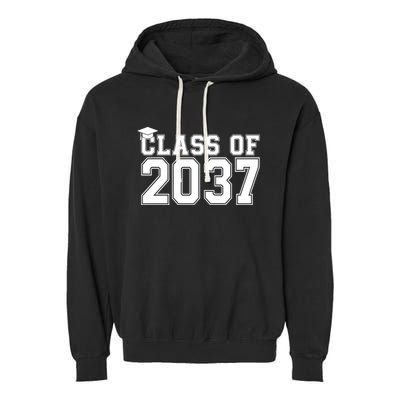 Class Of 2037 Graduation Garment-Dyed Fleece Hoodie