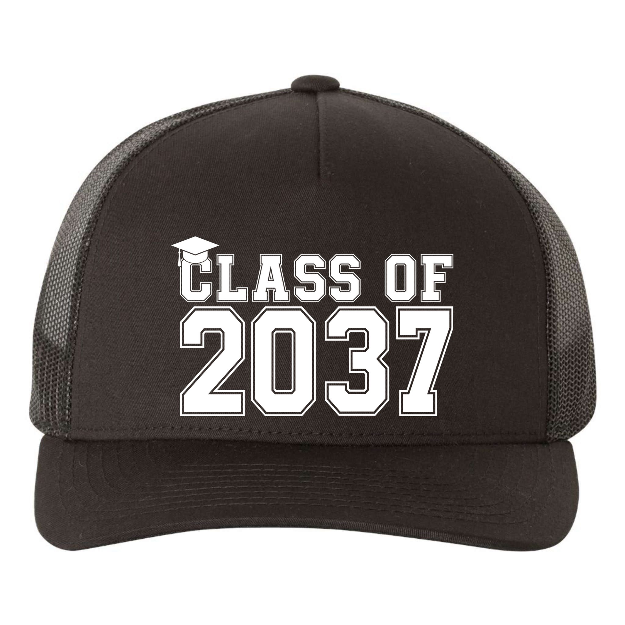 Class Of 2037 Graduation Yupoong Adult 5-Panel Trucker Hat