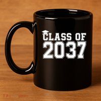 Class Of 2037 Graduation 11oz C Handle Ceramic Mug