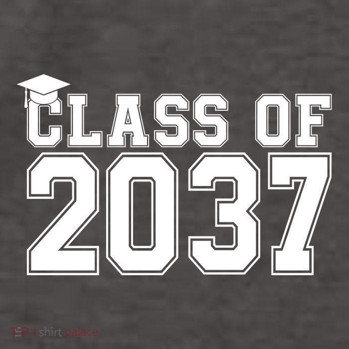 Class Of 2037 Graduation Vector Backpack