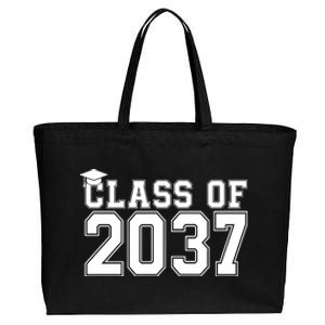 Class Of 2037 Graduation Cotton Canvas Jumbo Tote