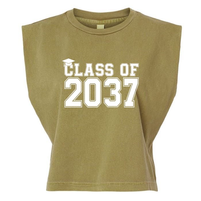 Class Of 2037 Graduation Garment-Dyed Women's Muscle Tee