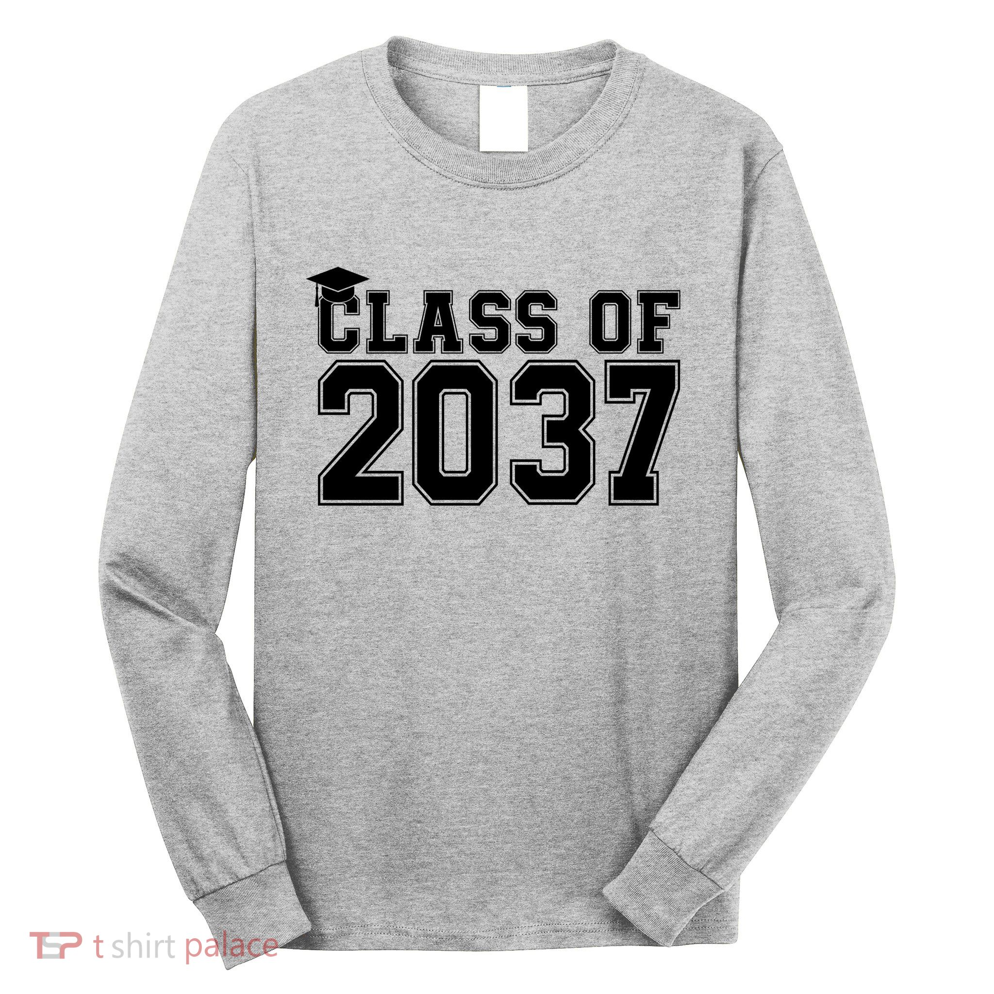Class Of 2037 Graduation Long Sleeve Shirt