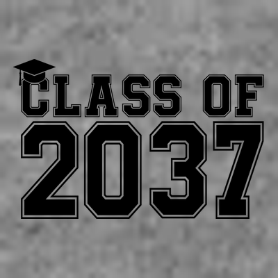 Class Of 2037 Graduation T-Shirt