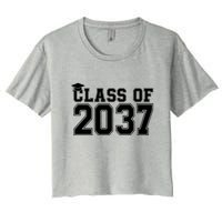 Class Of 2037 Graduation Women's Crop Top Tee
