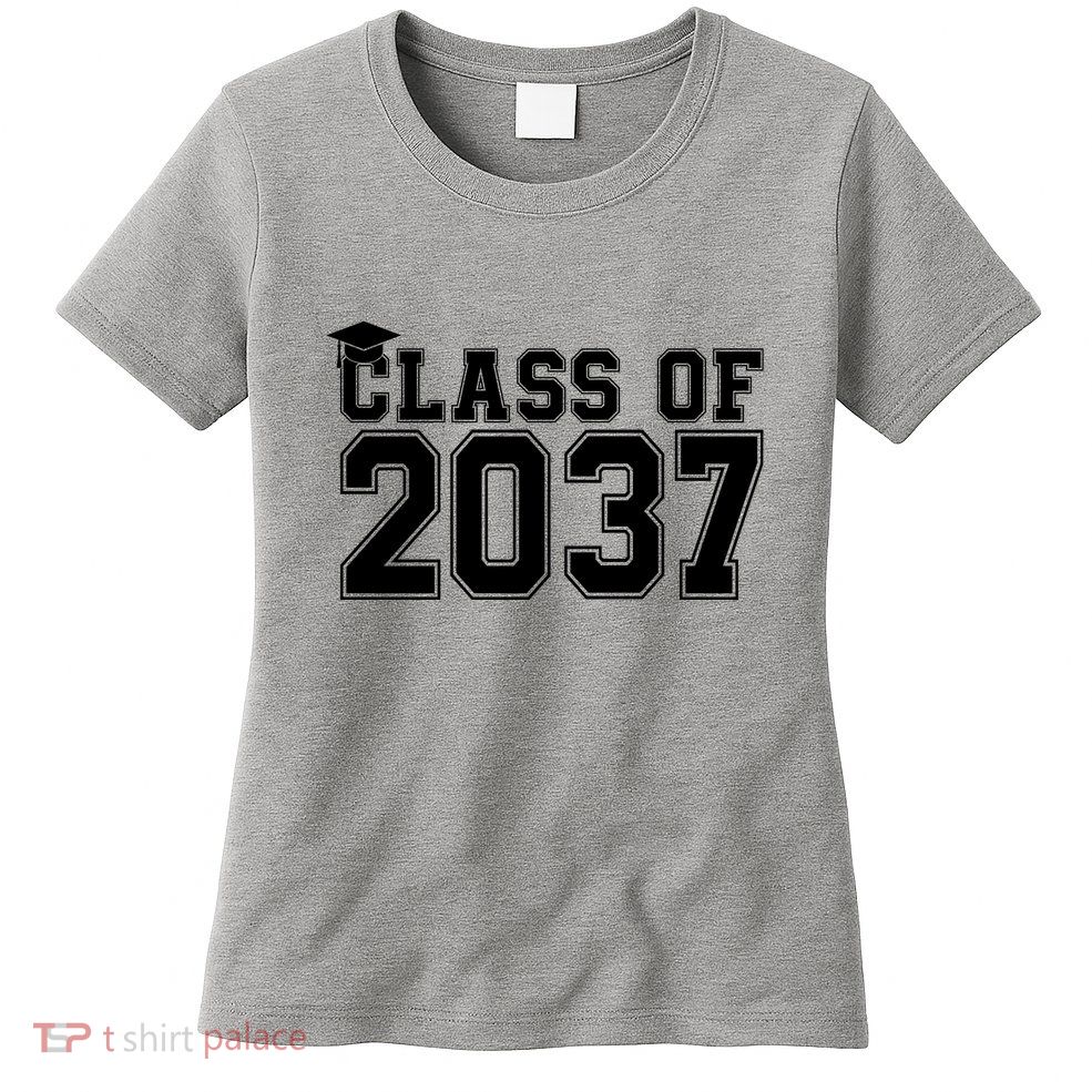 Class Of 2037 Graduation Womens T-Shirt