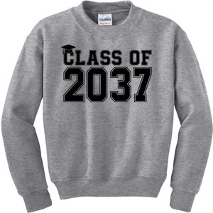 Class Of 2037 Graduation Kids Sweatshirt