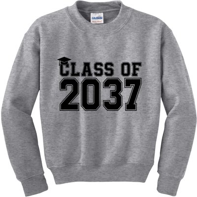 Class Of 2037 Graduation Kids Sweatshirt