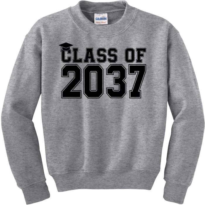 Class Of 2037 Graduation Kids Sweatshirt