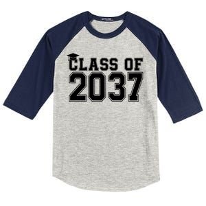 Class Of 2037 Graduation Kids Colorblock Raglan Jersey