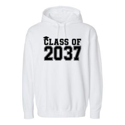 Class Of 2037 Graduation Garment-Dyed Fleece Hoodie