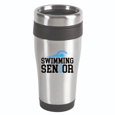 Class Of 2025 Swimming Senior Night 16oz Travel Tumbler