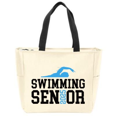 Class Of 2025 Swimming Senior Night Zip Tote Bag