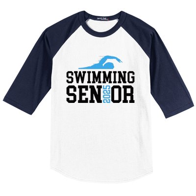 Class Of 2025 Swimming Senior Night Baseball Sleeve Shirt