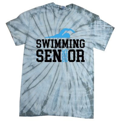 Class Of 2025 Swimming Senior Night Tie-Dye T-Shirt