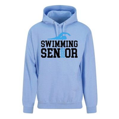 Class Of 2025 Swimming Senior Night Unisex Surf Hoodie