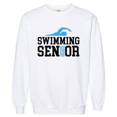 Class Of 2025 Swimming Senior Night Garment-Dyed Sweatshirt