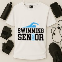Class Of 2025 Swimming Senior Night Cooling Performance Crew T-Shirt