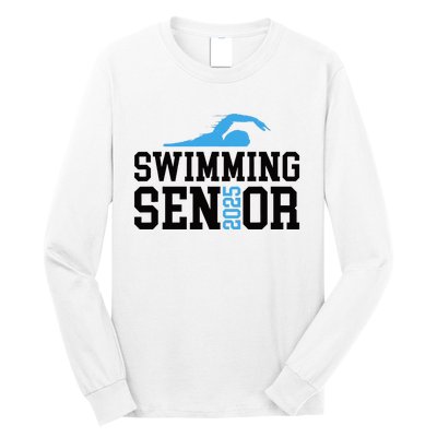 Class Of 2025 Swimming Senior Night Long Sleeve Shirt