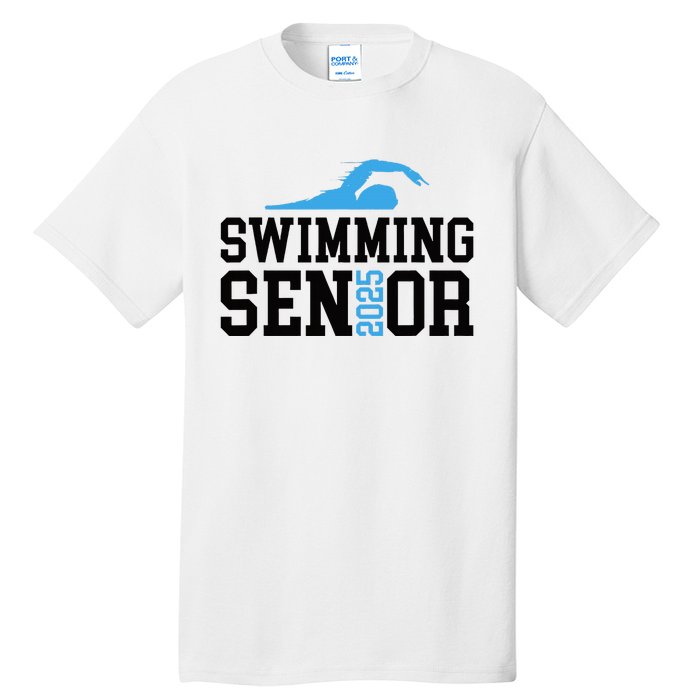 Class Of 2025 Swimming Senior Night Tall T-Shirt