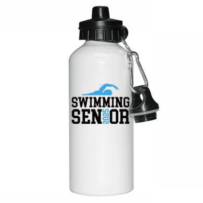 Class Of 2025 Swimming Senior Night Aluminum Water Bottle